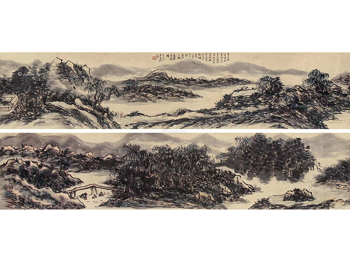 黃賓虹 山水長(zhǎng)卷